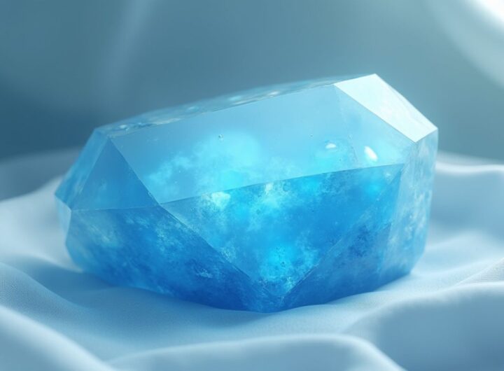 Calcedonio Blu: proprietà, benefici e 3 utilizzi in cristalloterapia