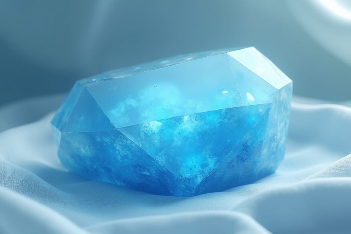 Calcedonio Blu: proprietà, benefici e 3 utilizzi in cristalloterapia
