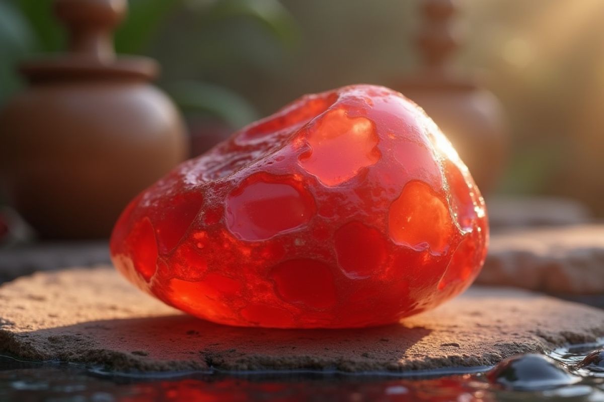 Calcedonio rosso: proprietà, benefici e 2 usi in cristalloterapia